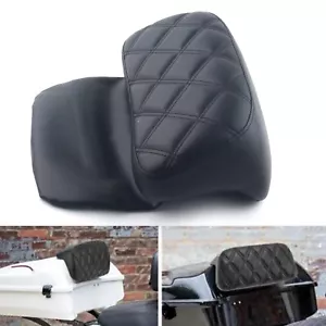 Black Razor Chopped Pack Trunk Backrest For Harley Tour Pak Touring 2009-2023 - Picture 1 of 9