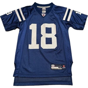 Vtg Reebok NFL Indianapolis Colts Peyton Manning Jersey Youth Medium 10-12 - Picture 1 of 11