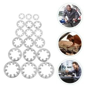 300 Stück Wellenschliff Sicherungsscheiben Befestigungen Edelstahl M3//M5/M6/M8/M10 - Bild 1 von 7