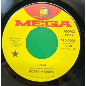 Bobby Harden Tulsa / Little Boy Wonder 45 Country Promo MEGA 6150006 - Picture 1 of 6