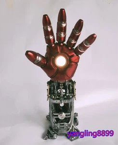 1:1 Iron Man Armor Arm Movable Table Lamp Resin Arc Reactor Light up Gift - Picture 1 of 24