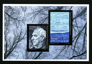 Suecia 2013 S/S Premio Nobel Diploma; Tomas Tranströmer escritor poeta... MNH - Imagen 1 de 1