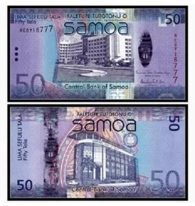 Samoa 50 Tala 2012 P-41b NEW UNC Banknote - Picture 1 of 3