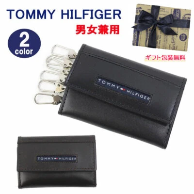 * Tommy Hilfiger ключ чехол 31TL17X017 кожи 6 крючков TOMMY HILFIGER ab405200brand - Изображение 1 из 3