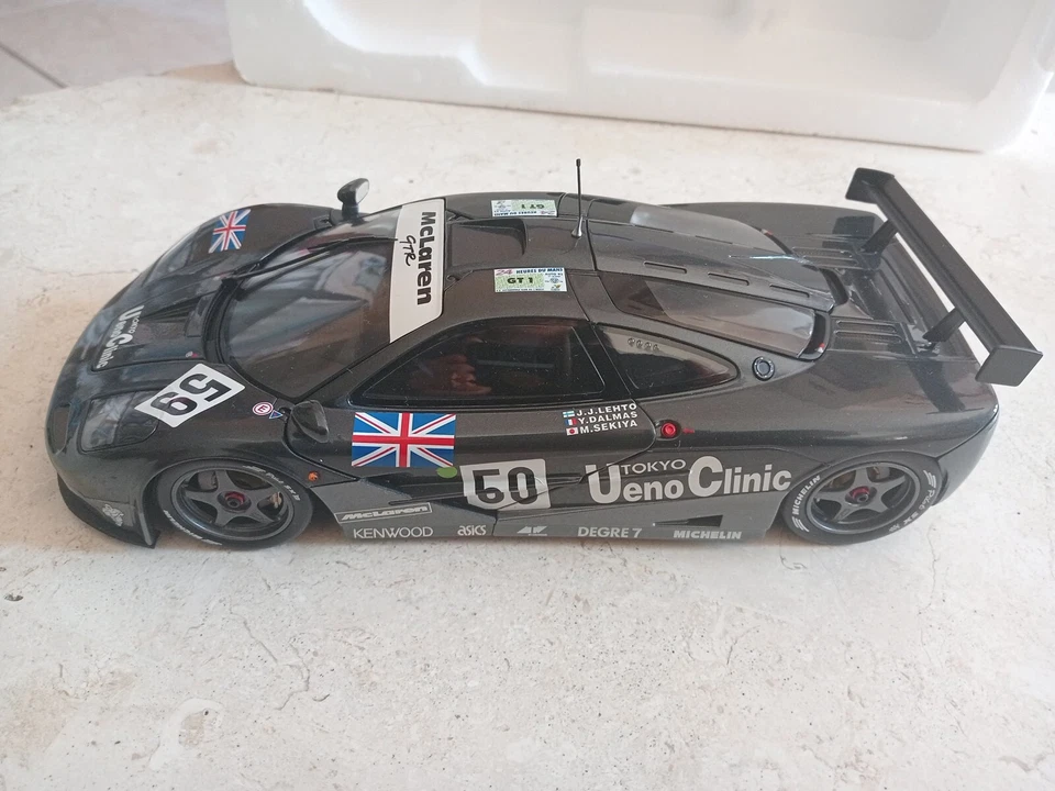 RARISSIMA MINICHAMPS 1/18 McLaren F1 GTR - 24H Le Mans 1995 Lim. Edition 2000 p. - Immagine 1 di 4