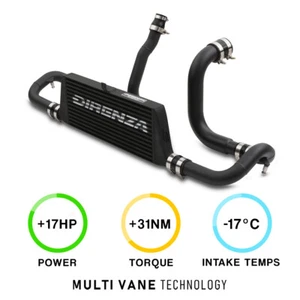 DIRENZA MVT MULTI VANE FRONT MOUNT INTERCOOLER FMIC FOR FIAT 500 595 1.4 ABARTH - Afbeelding 1 van 11