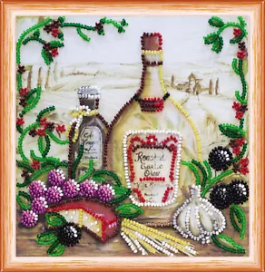 Kit Ricamo Perline ""Spezie"" taglia 5,9""x5,9""/15,0x15,0 cm - Foto 1 di 5