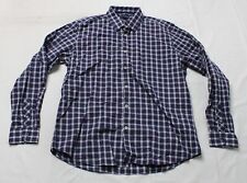 Jack Maverick Men's JP Poplin Button Down Dress Shirt DP3 Navy Large NWT