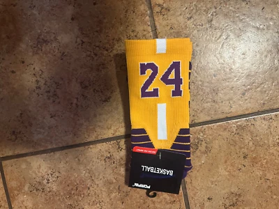 Calcetines de baloncesto juveniles Los Angeles Lakers Kobe Bryant #24 Foto 1 de 3