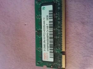 GENUINE HYNIX LAPTOP MEMORY 512MB 2RX16 PC2-4200S-444-12 - Picture 1 of 2