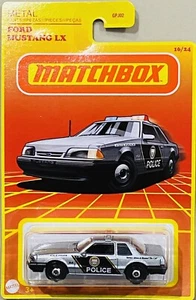 Matchbox Retro Ford Mustang LX Silver Police 2021 New Release - Picture 1 of 1