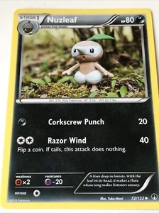 2016 Pokemon Card NUZLEAF 72/122 Pack Fresh - Picture 1 of 3