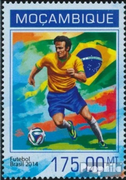 Briefmarken Mosambik 2014 Mi 7234 (kompl. Ausgabe) postfrisch Brasilien 2014 - Bild 1 von 1