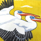 Hermes Paris Plaża Ręcznik kąpielowy Koc Mata Pelikany Żółta Bawełna 100% 149×89cm
