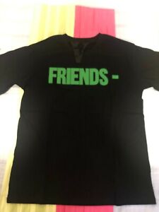 Green Friends X vlone Tshirt Black Size Medium