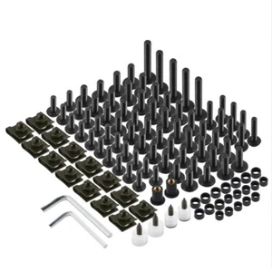 Universal Motorcycle Parts Bodywork Fairing Bolts Kit For Kawasaki Honda Yamaha - Picture 1 of 10