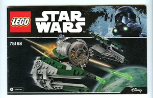 LEGO Star Wars 75168 Yoda's Jedi Starfighter Instruction Manual Booklet Only - Picture 1 of 2