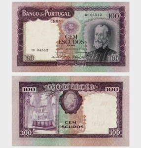 Portugal - 1961 - 100 Escudos - "F+"  #ED4608 - Picture 1 of 6