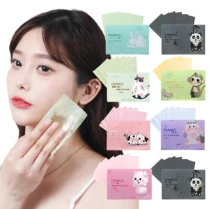 Blotting Paper 100 Sheets Green Tea Absorbing Face Oily Wipe Grease Matte B9U4 - Picture 1 of 25
