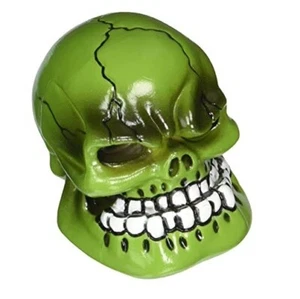 SKULL SHIFT KNOB Manual Shifter GREEN SKULL KNOB stick shift knob - Bild 1 von 4