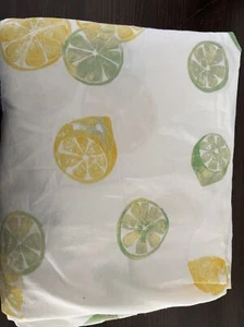 The Company Store La Crosse Wisconsin Lemon Full Double 100% Cotton FLAT Sheet - Picture 1 of 6