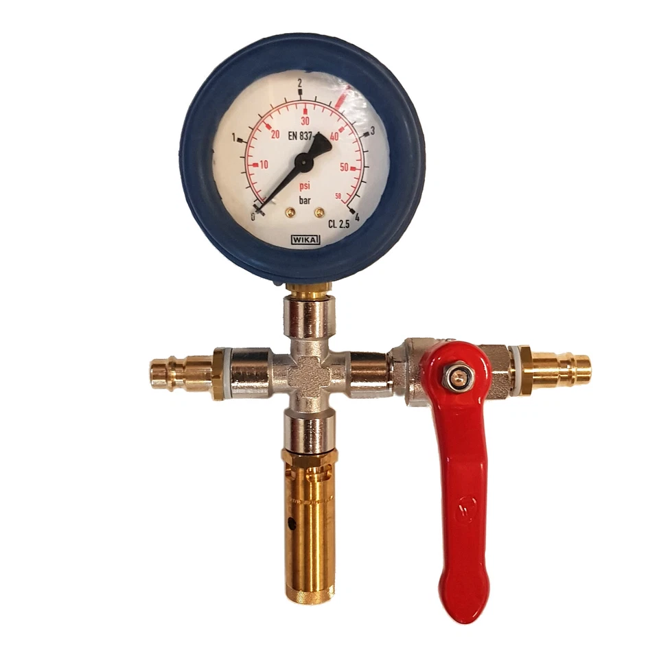 SYSKAN Steuerorgan mit Überdruckventil (max. 2,5 bar) Absperrblasen, Dichtkissen füllen