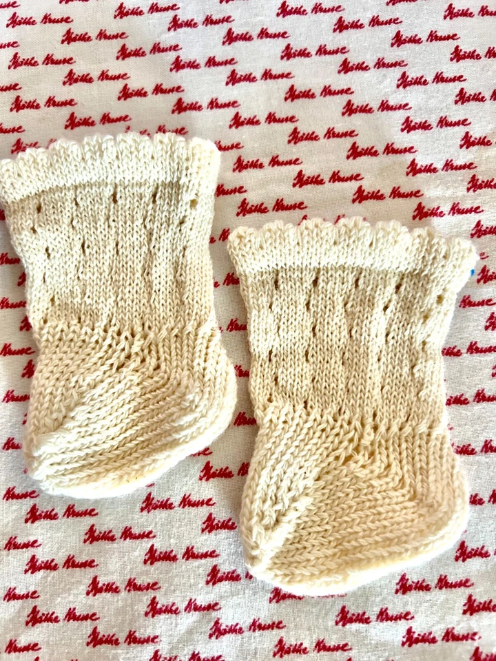 Käthe Kruse Strümpfe Natur 013121137 für Puppen 34/35 cm NEU