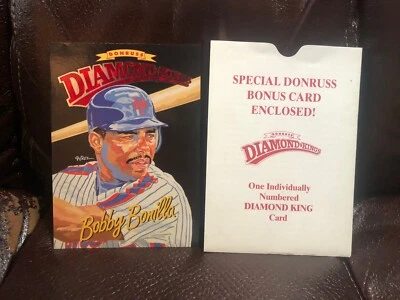 1993 DonRuss Diamond KingsJumbo Numbered  Bobby Bonilla DK-13 - Image 1 of 2