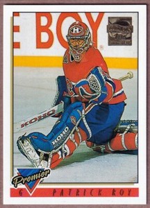 2002-03 Topps Patrick Roy Reprints #8 / 1993-94 OPC Premier #1 Patrick Roy