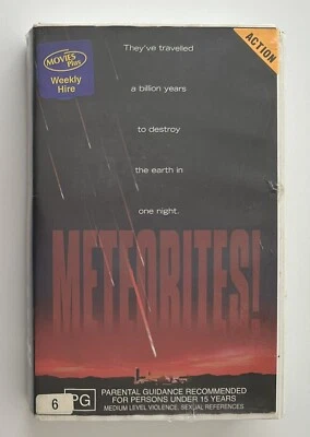 Meteorites [VHS] CIC Big Box Ex-Rental Video Tape Sci-Fi TV Movie 1998 - Image 1 of 4