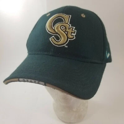 Vintage Colorado State University Rams Green Wool Strapback Hat Zephyr  - Image 1 of 4