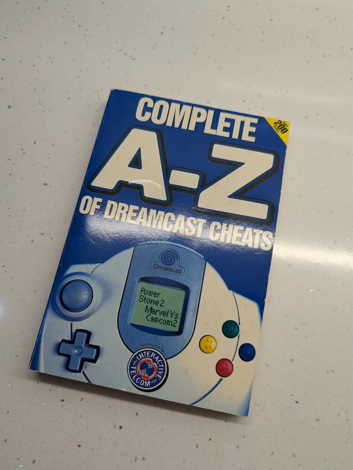 Dreamcast A To Z Cheat Guide Book Powerstone 2 / Marvel Vs Capcom 2  - Image 1 of 3