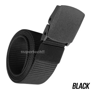Nylon Belt Women Men's Outdoor Sport Military Tactical Waistband Canvas Web Belt - Picture 1 of 10