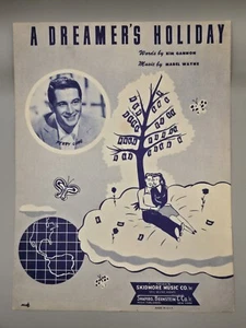 PERRY COMO - A DREAMER'S HOLIDAY - 1949 Vintage Noten - Worte von Kim Gannon - Sehr guter Zustand - Bild 1 von 4