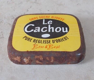 Vintage candy tin box LE CACHOU Bon & Best antique sweet France container #2 - Picture 1 of 7