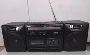 Cavo radio vintage Panasonic RX-CS710 portatile boombox tape deck  - Foto 1 di 10