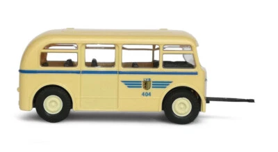 VK-MODELLE VK 36703, IFA H6 Busanhänger, LVB , Plastikbausatz, DDR, VEB, KVK ,H0 1:87