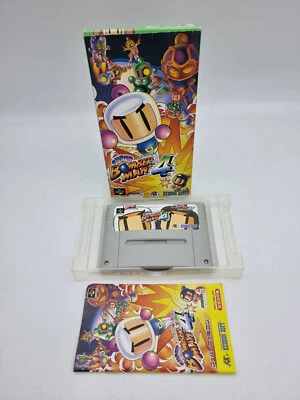 Super Bomberman 4 Super Famicom Japan Used - Image 1 of 4