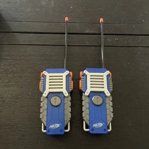 NERF Walkie Talkies Kids 1000ft Range Sport Design Built in Clip 🔥 - Picture 1 of 2
