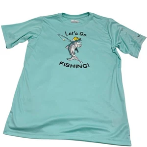 Columbia Boy’s Terminal Tackle PFG LGF Short Sleeve Hiking Shirt size XL  - Picture 1 of 7