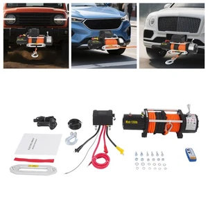 13500 lbs 12v Elektrische Seilwinde Für ATV, UTV, SUV, Pickup, Geländefahrzeug - Bild 1 von 18