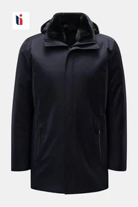 Women Softshell Hooded Jacket Casual Leather Look  Tangico International - Picture 1 of 2