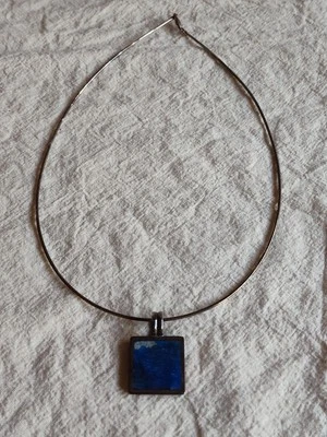 Carolina Silver Company Lapis Lazuli .950 Silver Necklace  19" D2 - Изображение 1 из 4
