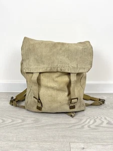 Vintage 1942 World War 2 Great Britain Field Army Backpack Bag - Picture 1 of 18