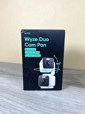 Wyze - Duo Cam Pan, 2K Wired Dual Pan/Tilt Camera with Spotlight, Indoor/Outd... - Image 1 of 3