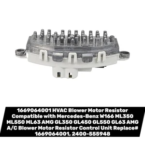 HVAC Blower Motor Resistor for Mercedes-Benz W166 ML350 GL350 AMG 1669064001 - Picture 1 of 8
