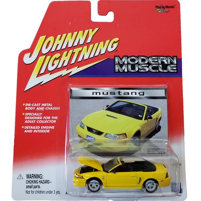 Johnny Lightning 2000 Ford Mustang Modern Muscle 1:64 White Lightning CHASE - Image 1 of 4