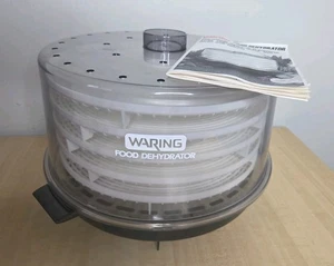 Deshidratador de alimentos Waring vintage modelo #DF415 11DF18 5 bandejas  - Imagen 1 de 7