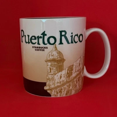 Taza de café Starbucks Puerto Rico Global Icon 2015 marrón tostado nueva con etiquetas usada en excelente estado 16 OZ Fuerte Foto 1 de 4