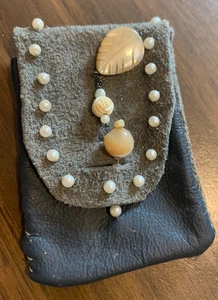 Bolsa de cuero para medicina/cristal - Imagen 1 de 3